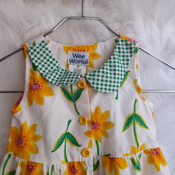 Little girls flower dress - Picture 5 of 6